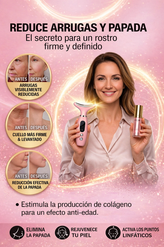 Masajeador Lift Pro | Reduce arrugas y papada, efecto antiedad